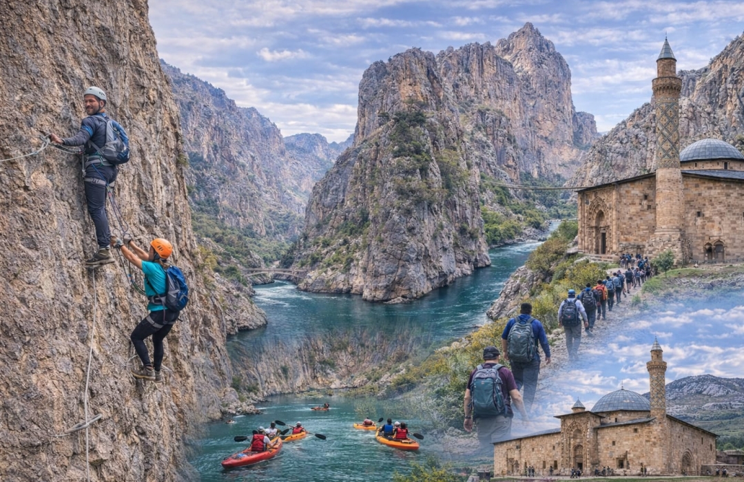 ERZİNCAN KEMALİYE VİA FERRATA TIRMANIŞI, DİVRİĞİ, KARANLIK KANYON KANO VE DOĞA YÜRÜYÜŞLERİ