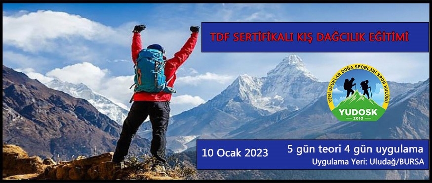 TDF SERTİFİKALI KIŞ DAĞCILIK EĞİTİMİ
