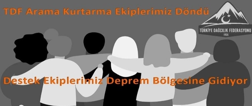 TDF DESTEK EKİPLERİ DEPREM BÖLGESİNE GİDİYOR