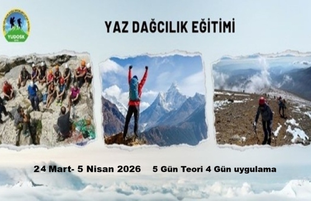 TDF SERTİFİKALI YAZ DAĞCILIK EĞİTİMİ