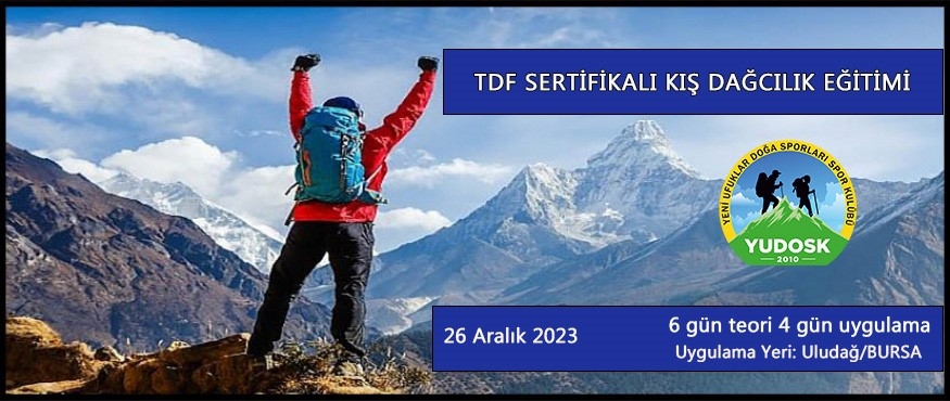 TDF SERTİFİKALI KIŞ DAĞCILIK EĞİTİMİ