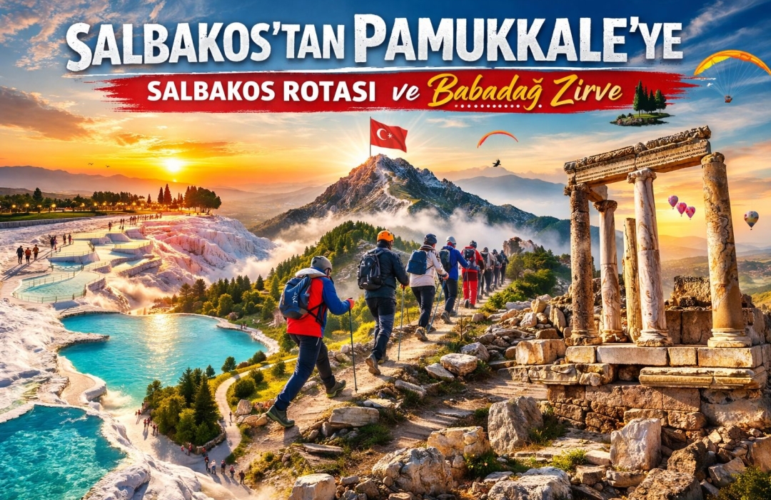 SALBAKOS'TAN PAMUKKALE'YE SALBAKOS ROTASI VE BABADAĞ ZİRVE