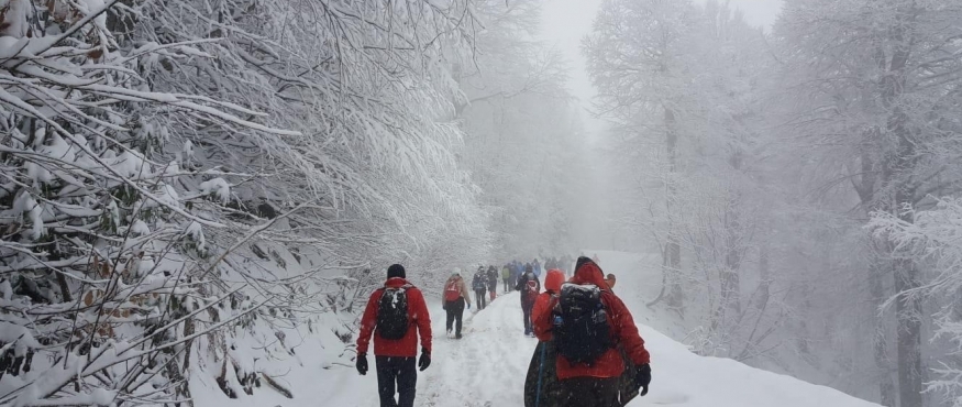 KARTEPE-KUZUYAYLA  KAR YÜRÜYÜŞÜ